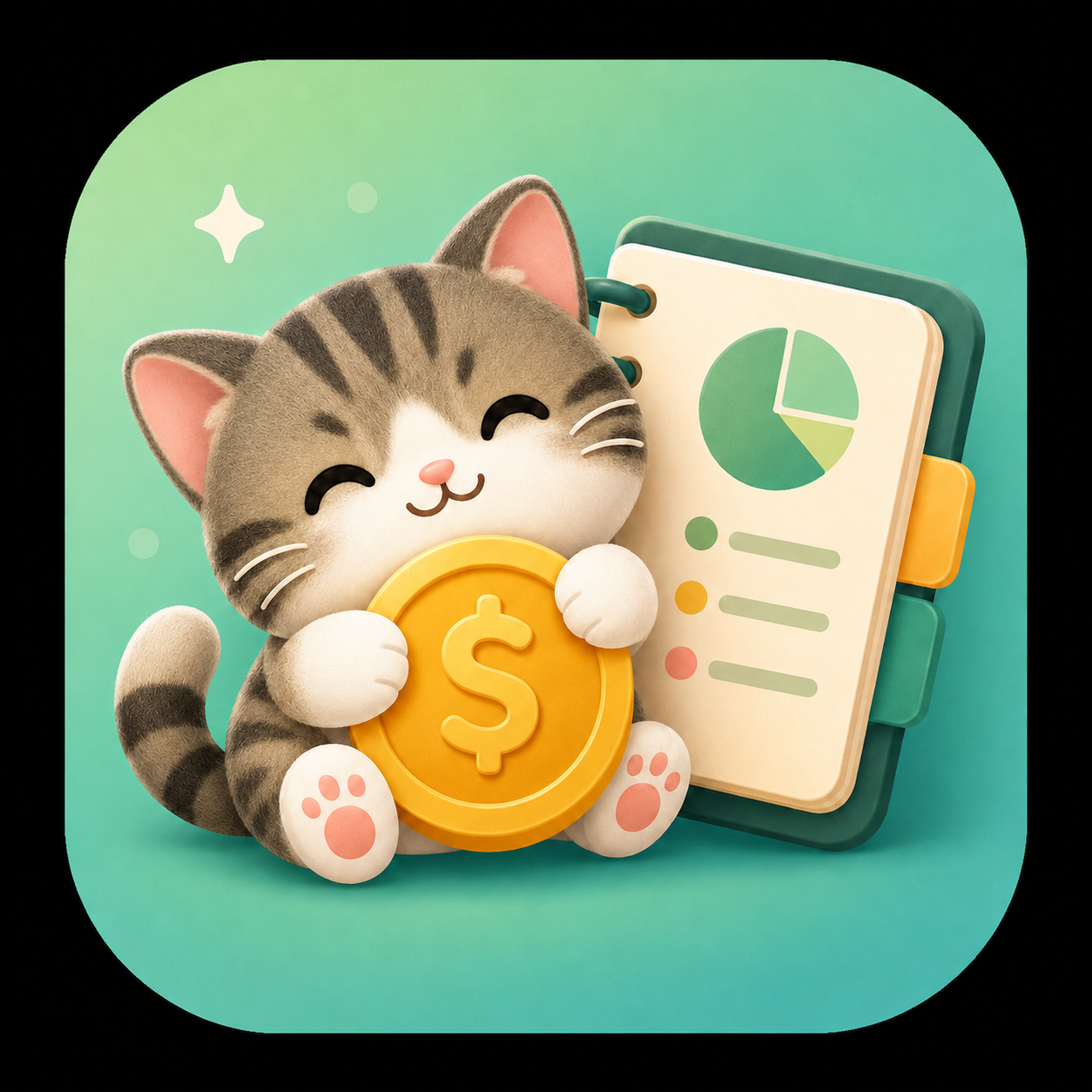 小猫猫的记账软件应用图标
